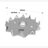 Crampon Bulldog simple denture C2 et C4 - Réf. C2-62M16G-B
