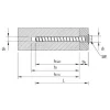 Vis HECO MULTI-MONTI-PLUS SS - tête hexagonale avec embase - zingué blanc - D10 x L70 - Réf. 48401_5