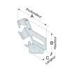 Guide d'installation pour vis inclinées (Pour GAUCHER : visseuse main gauche et gabarit main droite) - Réf. GSCREW4560-L