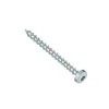 HECO-TOPIX-plus, tête ronde, T-Drive, filet total variable, zingué blanc, A3K, Dim. 4.0x50mm - Réf. 60543
