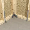 Ancrage pour montant d'ossature 40x492x52mm épaisseur 2mm - Réf. AH49050/2-FR