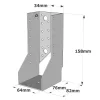 Sabots à ailes intérieures, gamme SAI CLASSIQUE (épaisseur 2mm) - Réf. SAI380/64/2