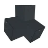 Connecteur SUNDIY pente 20° Anthracite RAL 7016 - 120mm à 3 directions - Forme L4