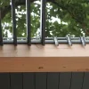 Vue rapprochée des lames fixées sur mécanismes SUNDIY 20 mm en aluminium coloris RAL 7016