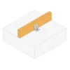 Vis connecteurs acier sur bois, SSH10.0X40 - Réf. 75149