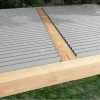 Lame XL aluminium 29mm, longueur 3m, RAL9006 structuré GRIS ALUMINIUM