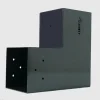 Image du connecteur SUNDIY Anthracite RAL7016 - 90mm Forme L, 2 directions