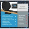 Rouleau de protection SOUS lambourde en granulé de caoutchouc – 10 m × 50 mm × 8 mm - Réf. MY-P-5000x80x8