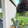 Brise-vue avec mécanismes SUNDIY et lames aluminium de couleur Gris galet RAL 9010
