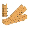 Crampon Bulldog simple denture C2 et C4 - Réf. C2-117M22G-B