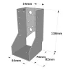 Sabots à ailes intérieures, gamme SAI CLASSIQUE (épaisseur 2mm) - Réf. SAI340/64/2