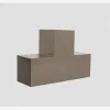 Connecteur SUNDIY gris taupe RAL 7006 - 90mm à 3 directions - Forme T