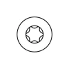 HECO-TOPIX-plus, tête ronde, T-Drive, filet total variable, zingué blanc, A3K, Dim. 3.5x16mm - Réf. 60203