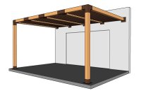 Vignette de l'article : Pergola en structure 120 mm
