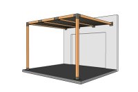 Vignette de l'article : Pergola en structure 90 mm