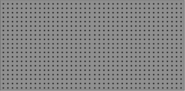 Aluminium argenté perforé <br> RAL 9006