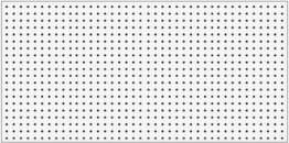 Blanc pur perforé <br> RAL 9010