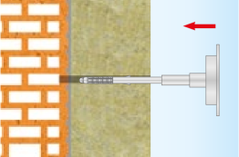 Enfoncez le connecteur jusqu’à la collerette de coupe