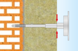 La collerette de coupe au niveau de l’isolant