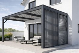 Bioclimatique avec des brises soleil