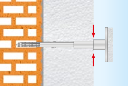 La collerette de coupe atteint le niveau de l’isolation