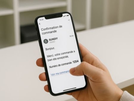 Comment savoir si ma commande a bien été enregistrée ?