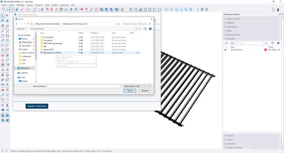 Installation du plugin